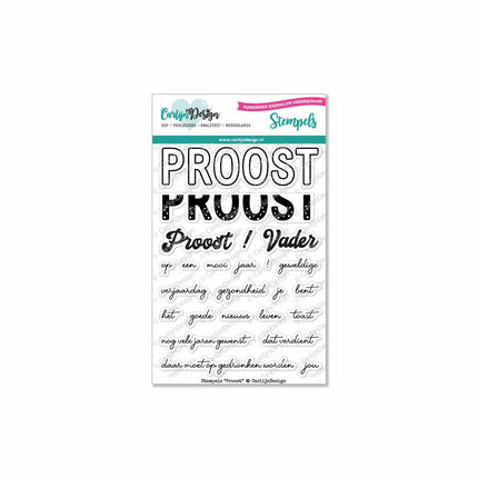 CarlijnDesign Proost stempels CDST-0048