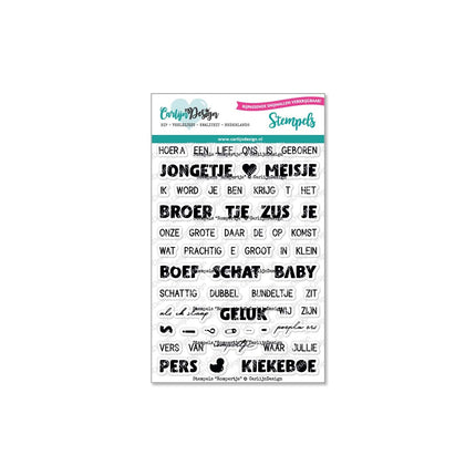 CarlijnDesign Rompertje stempels CDST-0082