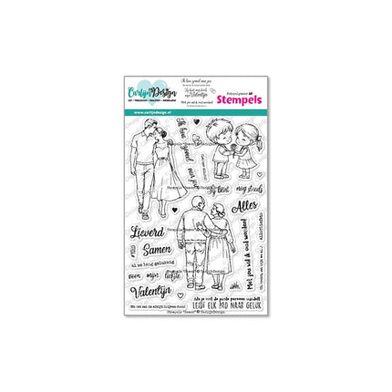 CarlijnDesign Samen Stempels CDST-0160