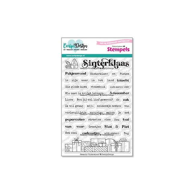 CarlijnDesign Sinterklaas stempels CDST-0075