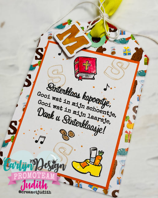 CarlijnDesign Sinterklaasliedjes Stempels CDST-0156