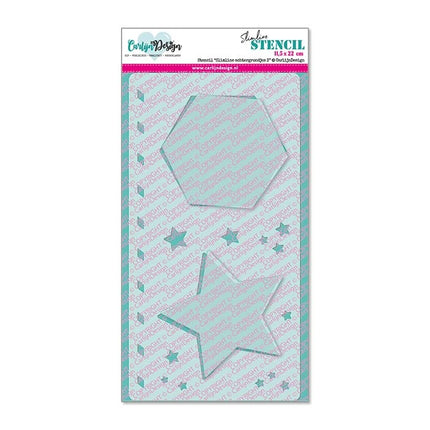 CarlijnDesign Slimline achtergrondjes 3 stencil CDSC-0021