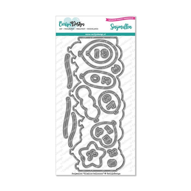 CarlijnDesign Slimline ballonnen snijmallen CDSN-0124