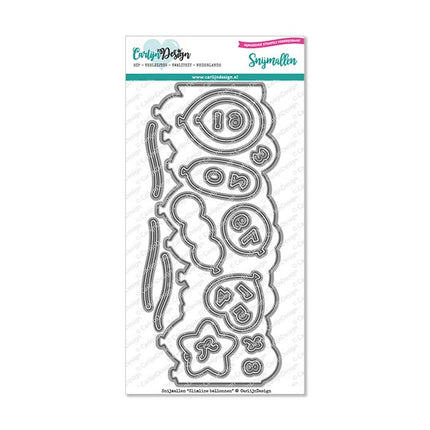 CarlijnDesign Slimline ballonnen snijmallen CDSN-0124