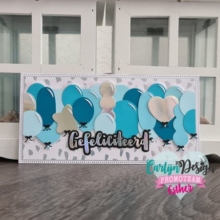 CarlijnDesign Slimline ballonnen snijmallen CDSN-0124