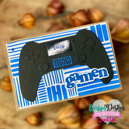 CarlijnDesign Slimline Game console Snijmallen CDSN-0346