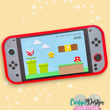 CarlijnDesign Slimline Game console Snijmallen CDSN-0346