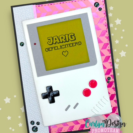 CarlijnDesign Slimline Game console Snijmallen CDSN-0346