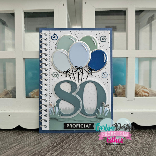 CarlijnDesign Snijmallen A6 Notitieblok CDSN-0301