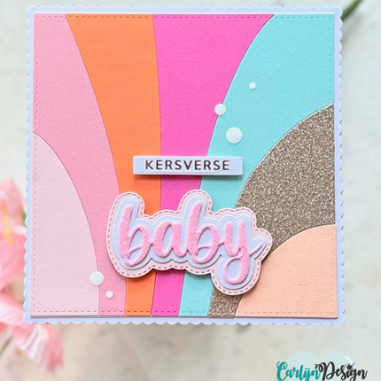 CarlijnDesign Snijmallen Baby baby CDSN-0310
