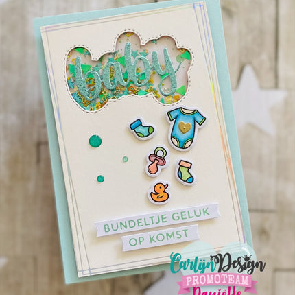CarlijnDesign Snijmallen Baby baby CDSN-0310