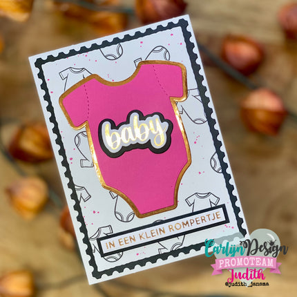 CarlijnDesign Snijmallen Baby baby CDSN-0310