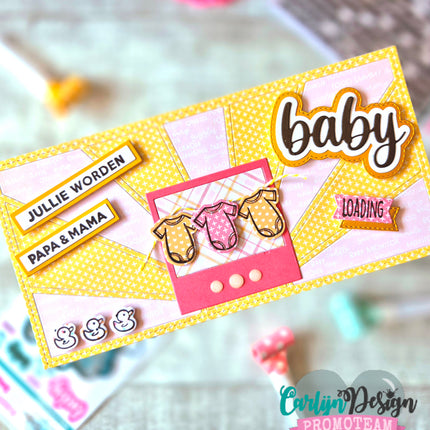 CarlijnDesign Snijmallen Baby baby CDSN-0310