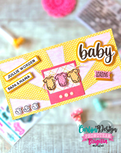 CarlijnDesign Snijmallen Baby baby CDSN-0310