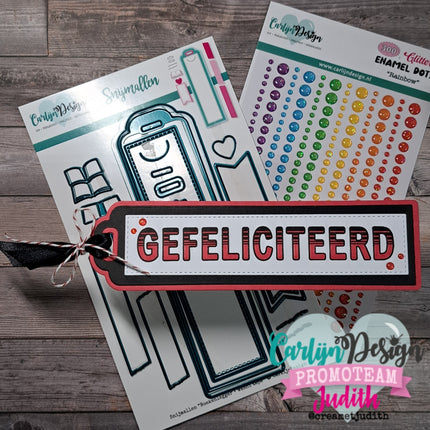 CarlijnDesign Snijmallen Boekenlegger CDSN-0287