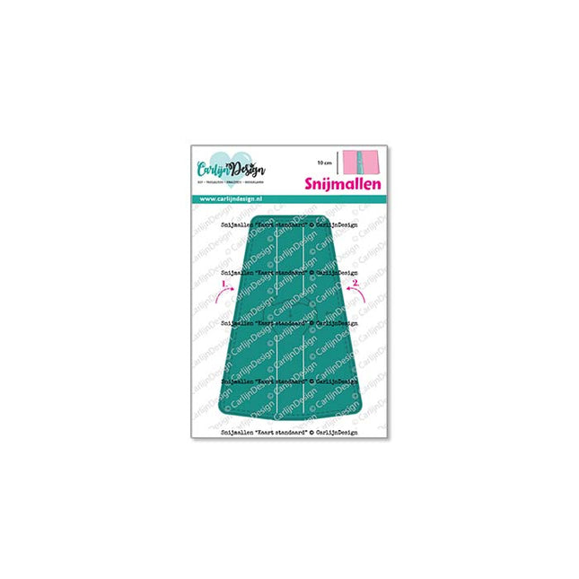 CarlijnDesign Snijmallen Kaart standaard CDSN-0293