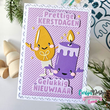 CarlijnDesign Snijmallen Kerstwensen 1 CDSN-0281