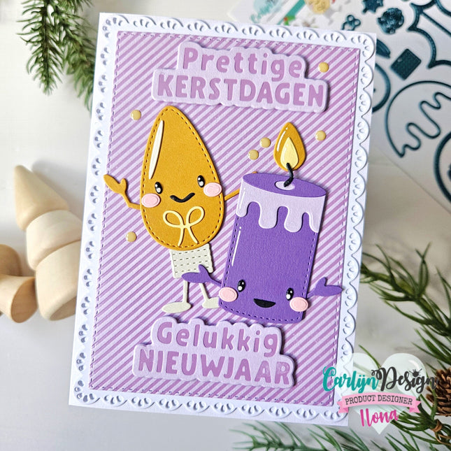 CarlijnDesign Snijmallen Kerstwensen 1 CDSN-0281
