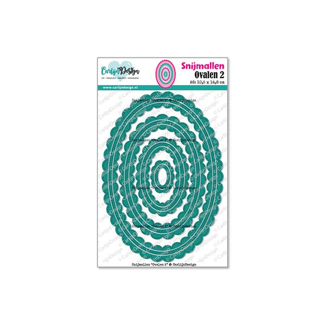 CarlijnDesign Snijmallen Ovalen 2 CDSN-0302