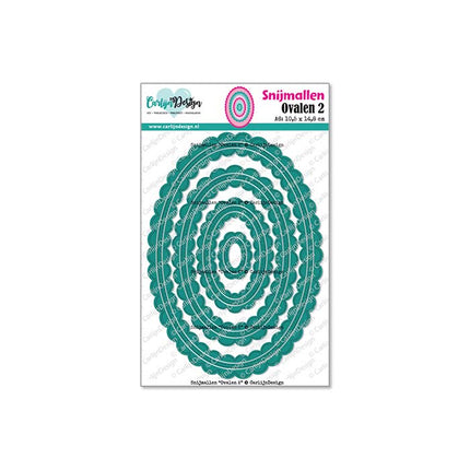 CarlijnDesign Snijmallen Ovalen 2 CDSN-0302
