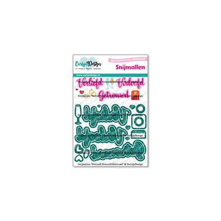 CarlijnDesign Snijmallen Verliefd Verloofd Getrouwd CDSN-0295