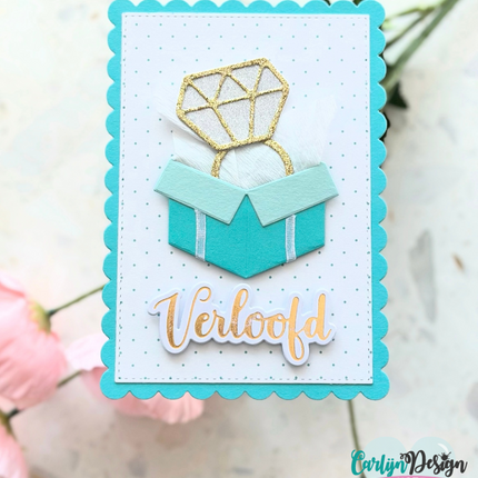 CarlijnDesign Snijmallen Verliefd Verloofd Getrouwd CDSN-0295