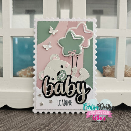 CarlijnDesign Snijmallen Vierkant regenboog CDSN-0303