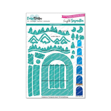 CarlijnDesign Snowglobe domes snijmallen CDSN-0237