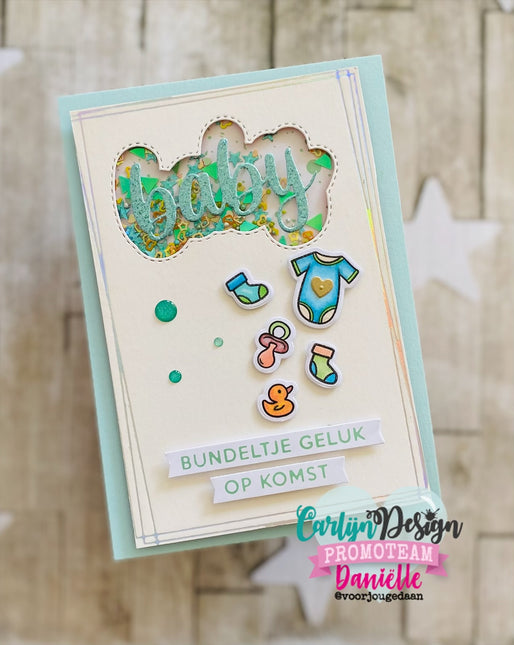 CarlijnDesign Stempels Onderteksten Baby CDST-0145