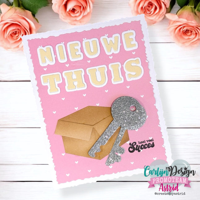 CarlijnDesign Stempels Verhuisd 1 CDST-0137