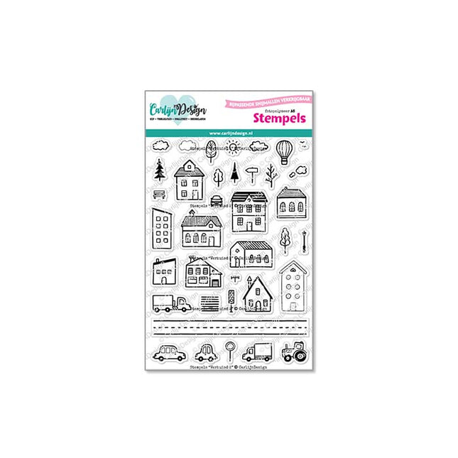CarlijnDesign Stempels Verhuisd 2 CDST-0138