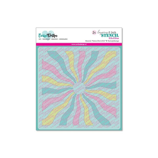 CarlijnDesign Stencil Retro 80s & 90s CDSC-0031