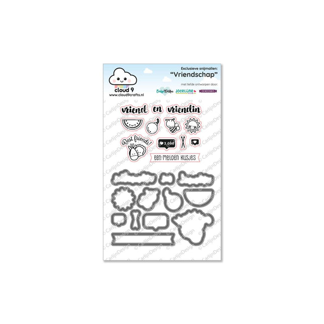 CarlijnDesign Vriendschap snijmallen (exclusief) C9SN-0001