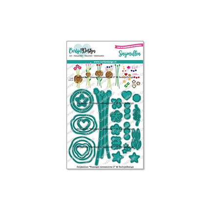 CarlijnDesign Waxzegel accessoires 1 snijmallen CDSN-0222