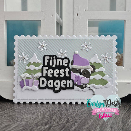 CDHF-0059-CarlijnDesign-hot-foil-A6-Diagonal-stripes-voorbeeld- 1