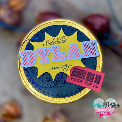 CDHF-0060-CarlijnDesign-hot-foil-Alfabet-chocoladeletters-voorbeeld-Judith-1