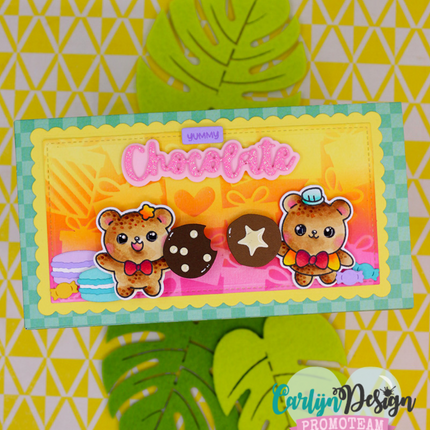 DaisCreaPlace Choco Friends bijpassende snijmallen CDSN-0332