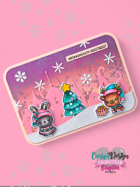 DaisCreaPlace Kerst patronen Stencils CDSC-0044