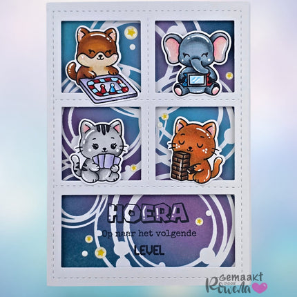 DaisCreaPlace Love, Loops & Lines Stencils CDSC-0047