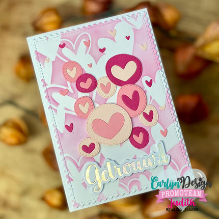 DaisCreaPlace Love, Loops & Lines Stencils CDSC-0047