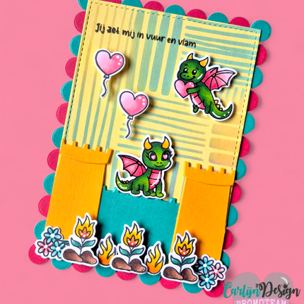 DaisCreaPlace Love, Loops & Lines Stencils CDSC-0047