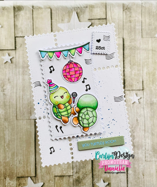 DaisCreaPlace Party Turtles bijpassende Snijmallen CDSN-0338