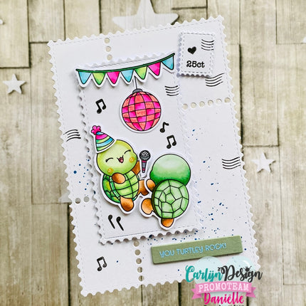 DaisCreaPlace Party Turtles Stempels CDST-0157