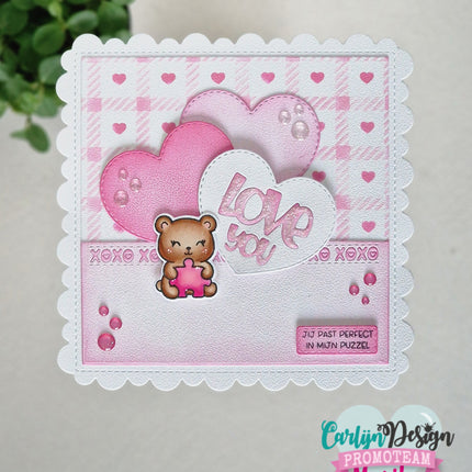 DaisCreaPlace Playful Hearts Snijmallen CDSN-0340