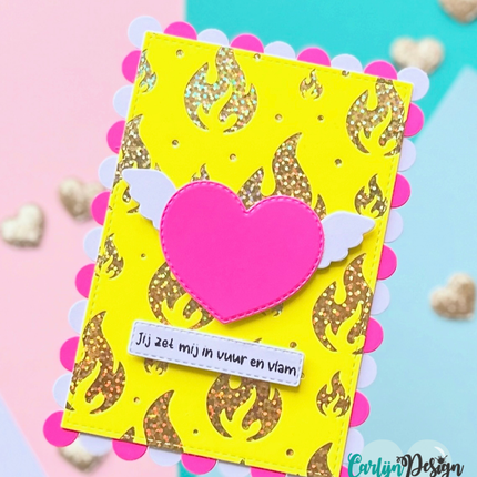 DaisCreaPlace Playful Hearts Snijmallen CDSN-0340