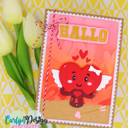 DaisCreaPlace Playful Hearts Snijmallen CDSN-0340