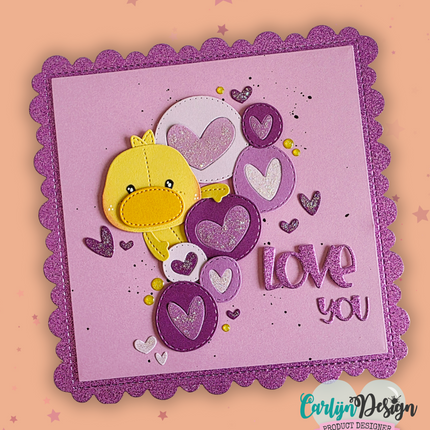 DaisCreaPlace Playful Hearts Snijmallen CDSN-0340