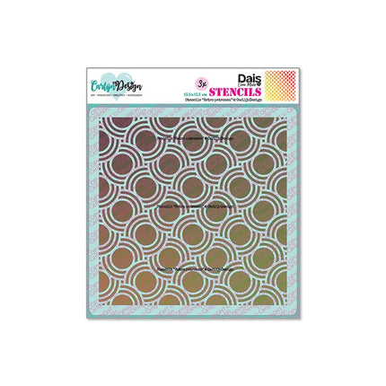 DaisCreaPlace Retro patronen Stencils CDSC-0046