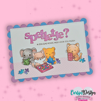 DaisCreaPlace Spelletjes pret bijpassende Snijmallen CDSN-0345