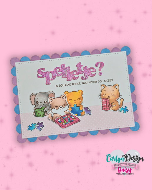 DaisCreaPlace Spelletjes pret bijpassende Snijmallen CDSN-0345